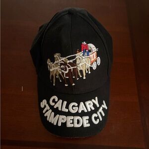 Calgary Stampede City Embroidered Black Hat